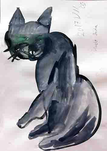 Black Cat --NR | Digital print, 2022